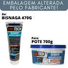 Rejunte Líquido Acrílico 700g Seca Rápido Bautech Cores Grafi