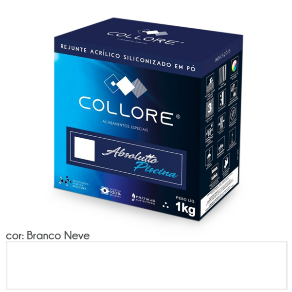 Rejunte Para Piscina Pratiko Absoluto Siliconizado - Branco N
