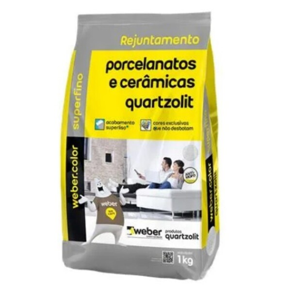 Rejunte para Porcelanato Corda 1kg Quartzolit