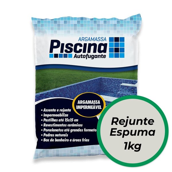 Rejunte Piscina Impermeável Cor Espuma 1kg