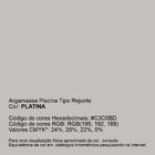Rejunte Piscina Impermeável Cor Platina 1kg