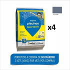 Rejunte Piscina Quartzolit 5kg - Branco -  Kit 4 Unidades