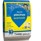 Rejunte Piscina Quartzolit 5kg Cinza Platina