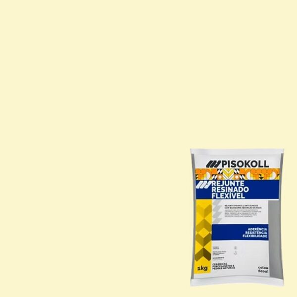 Rejunte Resinado Flexível Pisokoll 1.kg - Marfim (pisokoll)