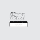 Relê Auxiliar Rax02 94-240vca 24vca/vcc 2 Spdt - 2 Contatos R
