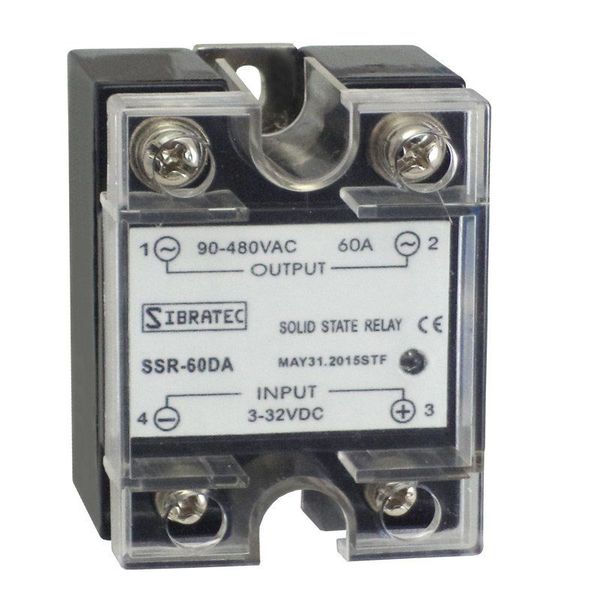 Relé De Estado Sólido Monofásico 60a 480vca 3~32vcc