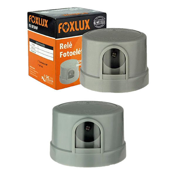 Relé Fotoelétrico Foxlux 127v Kit 2 Un
