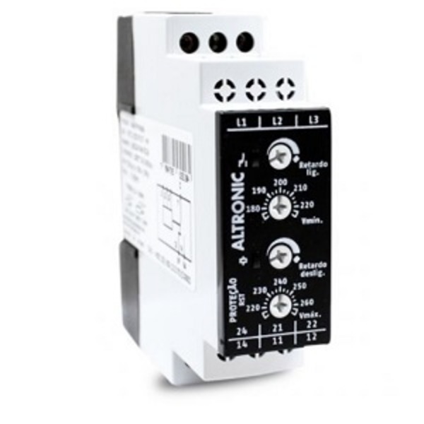 Rele Supervisor De Rede Trifásica 440vca Rst 1spdt