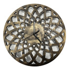 Relogio 30x30cm Ouro Velho