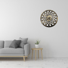 Relogio 30x30cm Ouro Velho