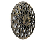 Relogio 30x30cm Ouro Velho