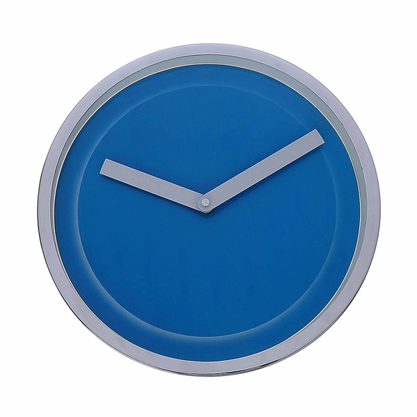 Relógio 33cm De Plástico Next Para Parede Azul