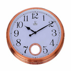 Relógio 44cm De Plástico Next Para Parede Com Pêndulo E Aro E