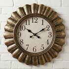 Relógio Analógico Parede Decorativo Com Moldura Rústico 50cm