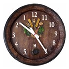 Relógio Barril Decorativo Grande - Anti-horário