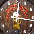 Relógio Barril Decorativo Grande - Happy Hour