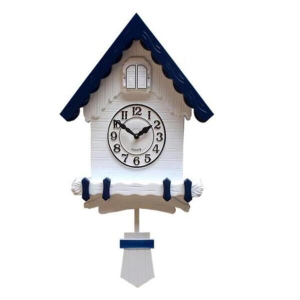 Relogio Cuco De Parede 3d Pendulo Musical Estilo Madeira Alem
