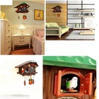 Relogio Cuco Musical Pendulo Estilo Madeira Vintage Canto Do