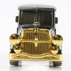 Relógio De Mesa Customizado Calhambeque Old School Chumbo