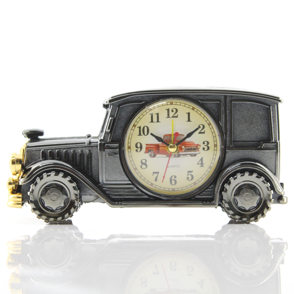 Relógio De Mesa Customizado Calhambeque Old School Chumbo