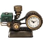Relogio De Mesa Decorativo Enfeite Vintage Motor Home&co Meta