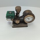 Relogio De Mesa Decorativo Enfeite Vintage Motor Home&co Meta