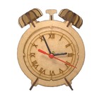 Relógio De Mesa Em Mdf. Modelo Despertador