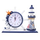 Relógio De Mesa Timão Náutico Farol Marítimo