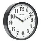 Relogio De Parede 24cm Silencioso Preto
