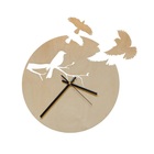 Relogio De Parede 30x30cm Passarinho Mdf - Carisma