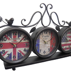 Relogio De Parede 3 Em 1 Vintage Retro Para Decoracao Casa De