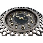 Relógio De Parede 40cm Decorativo Vintage Retrô 3d Vazado