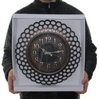 Relógio De Parede 40cm Decorativo Vintage Retrô 3d Vazado