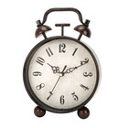 Relógio de Parede á Pilha Despertador Preto 4,6x16 Evolux