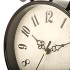 Relógio de Parede á Pilha Despertador Preto 4,6x16 Evolux