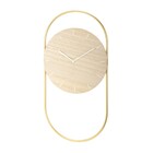 Relógio de Parede á Pilha Ouro 60x30cm Evolux