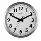 Relógio De Parede Clássico Analógico Mecanismo Step Fundo Bra