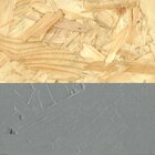 Relógio De Parede Decorativo Cinza Em Osb Com Números Em Rele