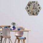 Relógio De Parede Decorativo Premium Hexagonal Magma Petra Co