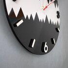 Relógio De Parede Decorativo Premium Preto E Branco Montanhas