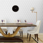 Relogio De Parede Decorativo Preto E Dourado Ouro Luxo Mostra