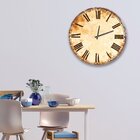 Relógio De Parede Decorativo Vintage Números Romanos 70cm