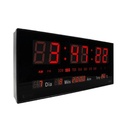 Relógio De Parede Digital Led Grande Bivolt Com Data Temperat