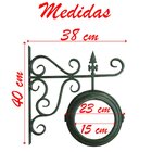 Relógio De Parede Dupla Face Europeu Estação Trem Em Metal Ho