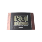 Relógio De Parede E Mesa - Digital - Imbuia - Herweg