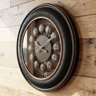 Relógio De Parede Elegante Decorativo Vazado Vintage De 50cm