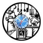 Relógio De Parede Em Disco De Vinil Decoração Cozinha Cozinha