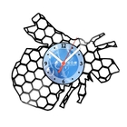 Relógio De Parede Em Disco De Vinil Decoração Diversos Abelha