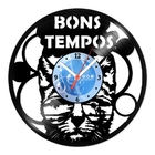 Relógio De Parede Em Disco De Vinil Decoração Diversos Bons T