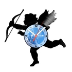 Relógio De Parede Em Disco De Vinil Decoração Diversos Cúpido